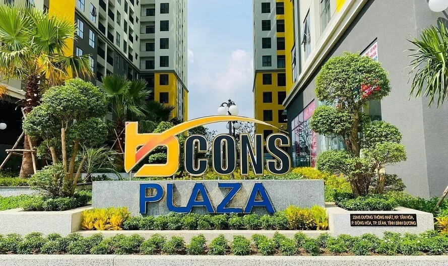 Chung cư Bcons Plaza tự hào nơi đáng sống nhất khu làng Đại Học 6 Cổng vào chung cư Bcons Plaza